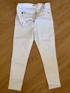 Madewell White Skinny Jeans